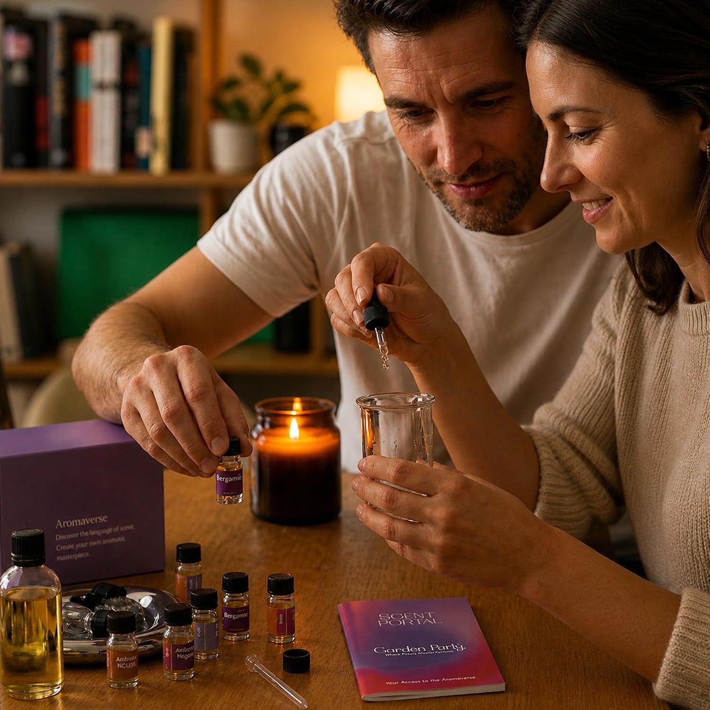 Garden Party Perfume Making Kit - Create Your Own Fragrant Scents with 14 Ingredients & Bottles | Unisex, Floral & Fresh Notes