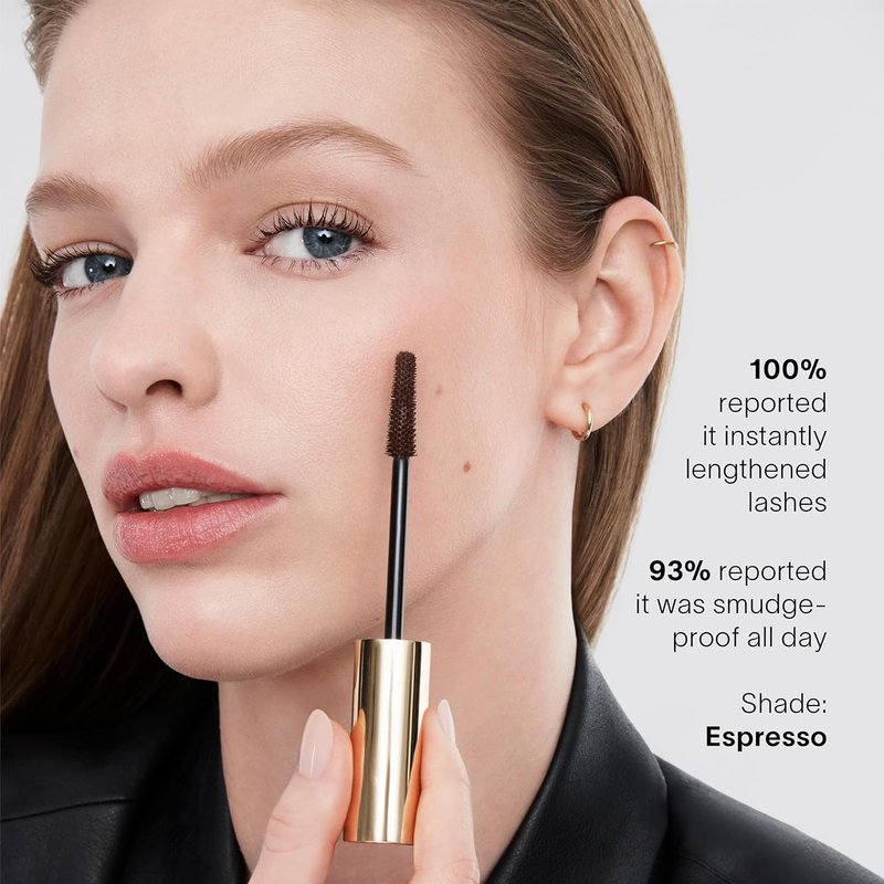 Hourglass Unlocked Instant Extension Mascara - Dramatic Lift & Definition for Natural-Looking Lashes | Smudge-Proof, Flake-Free Wear