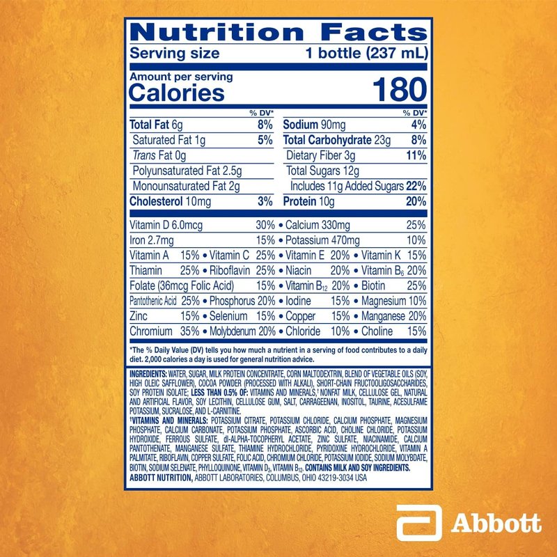 PediaSure SideKicks, Kids Protein Shake, With Key Nutrients and Protein to Help Kids Catch Up on Growth and Fill Nutrient Gaps, Chocolate, 8-fl-oz Bottle, Pack of 24