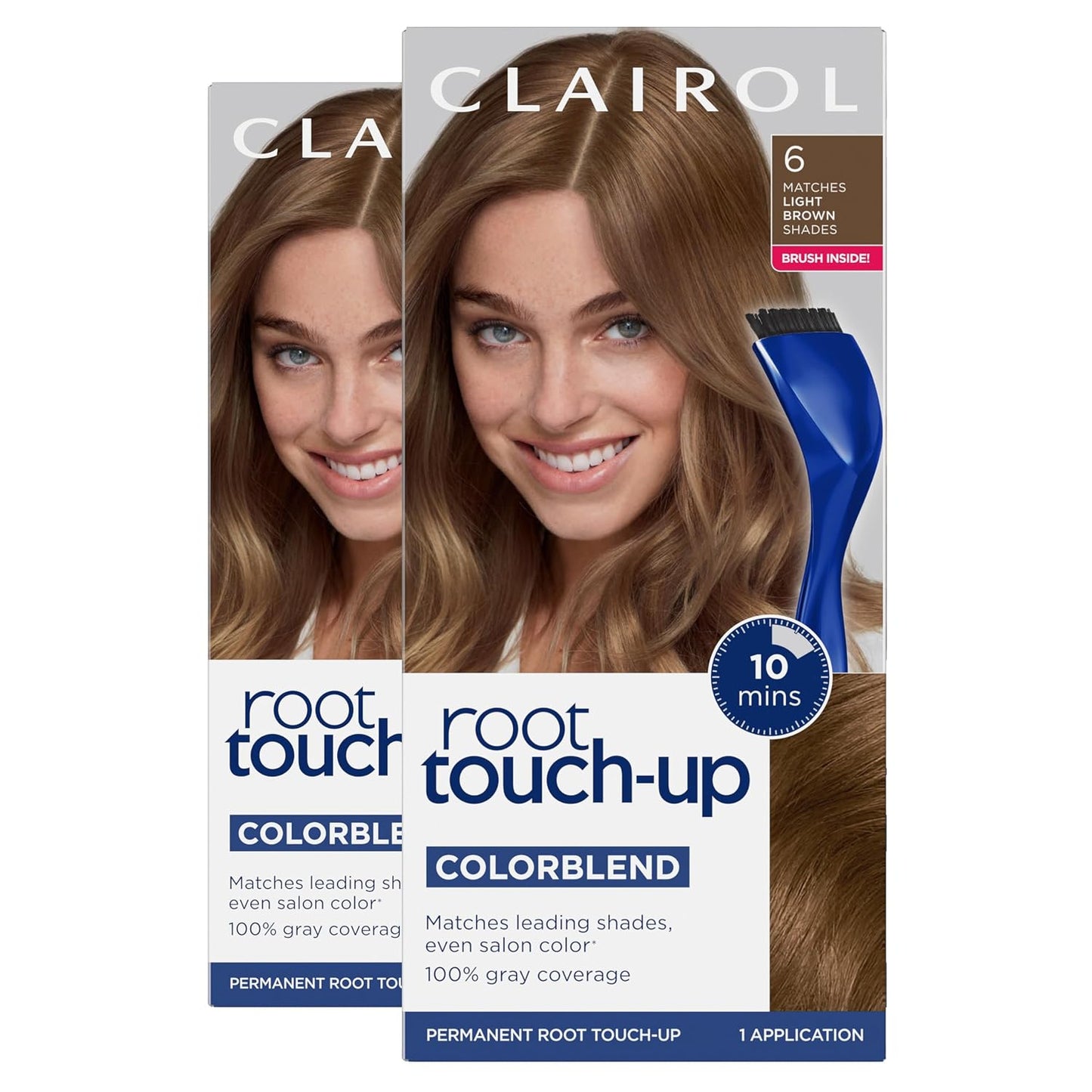 Clairol Root Touch-Up Permanent Hair Dye - 5 Medium Brown | 100% Gray Coverage, Easy Brush Application