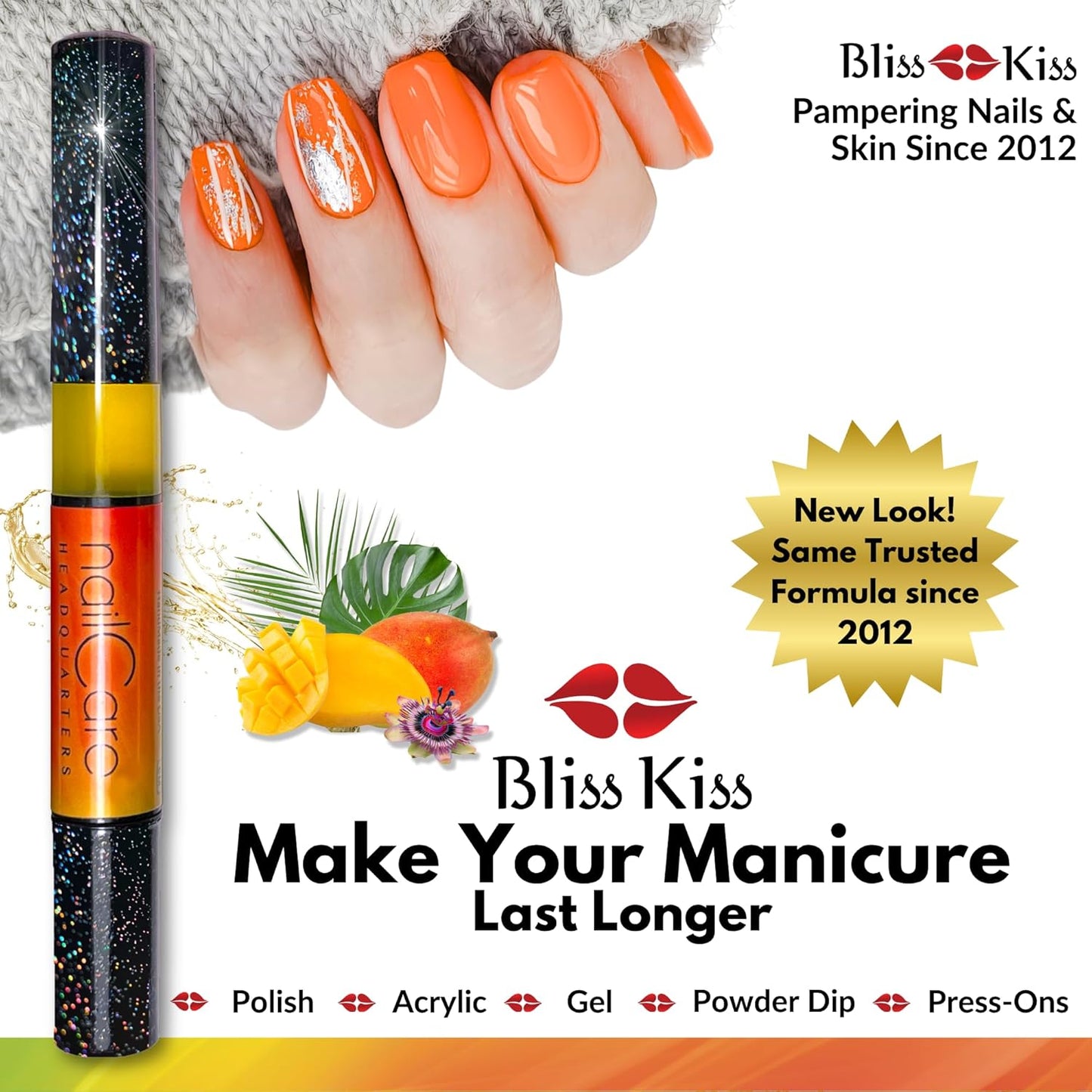 Simply Pure Cuticle Oil Pen - Nail Strengthener & Growth Serum with Jojoba | Bali Mango Fragrance