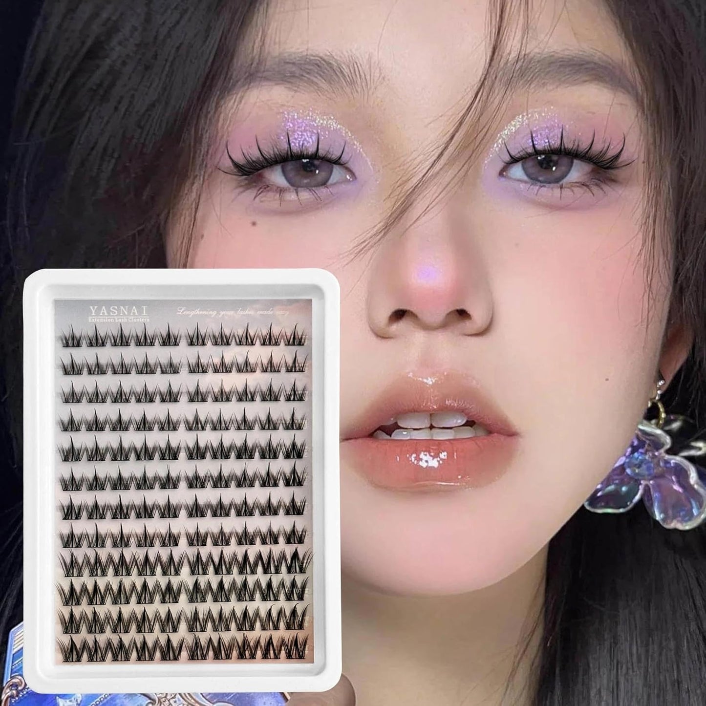 Manga Eyelash Clusters - 120 Pcs Short Spiky Extensions | C Curvature 10/12/14MM Anime Style
