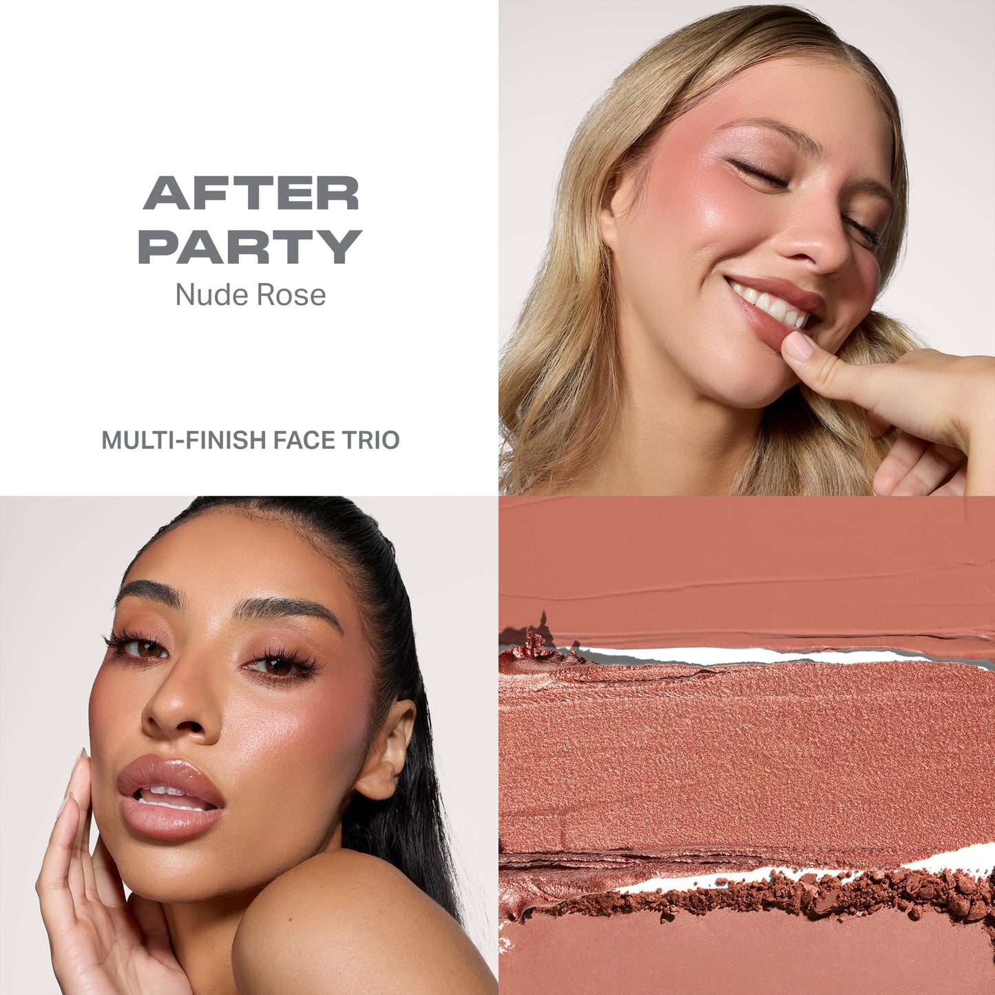 MORPHE Cheek Thrills Multi-Finish Face Trio After Party (0.38 oz)