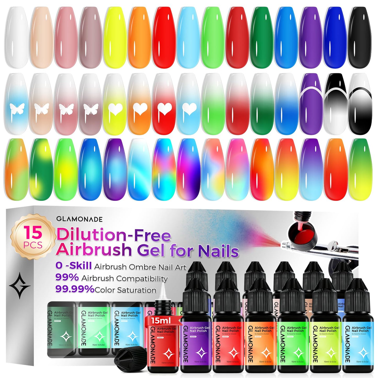 Glamonade Airbrush Gel Nail Polish