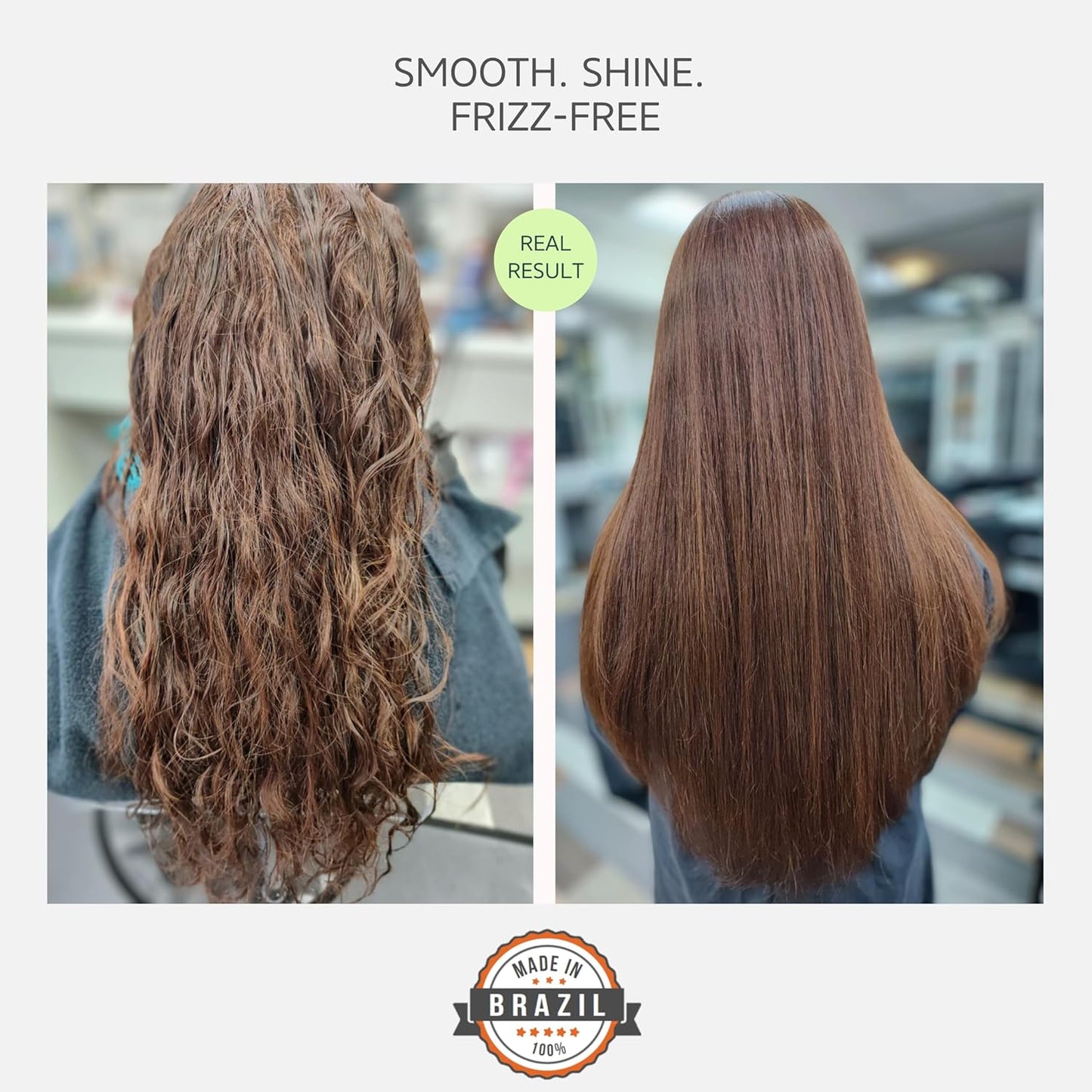 Kerazon Buriti Liss Brazilian Smoothing Treatment - One-Step Formula, 4 Fl Oz for Frizz Control