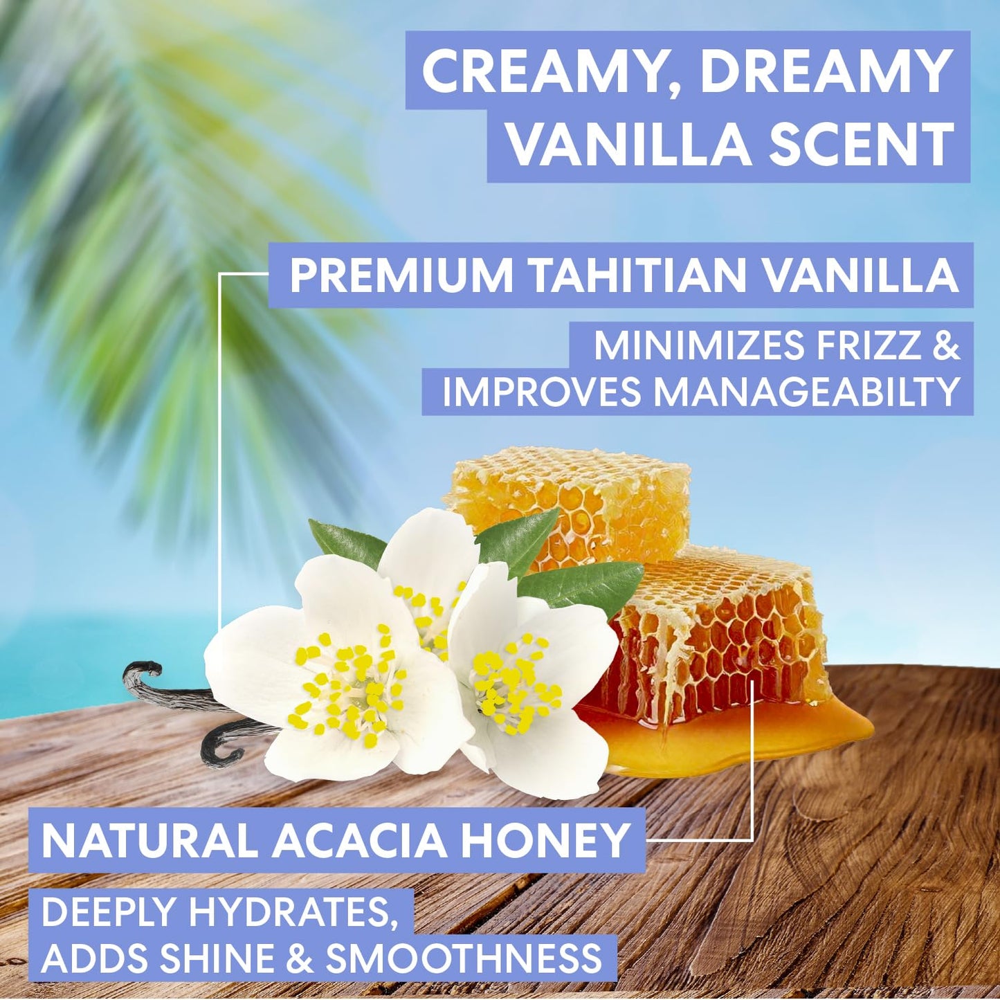 Palmer's Cocoa Butter Formula, Tahitian Vanilla Hair Shampoo,(10.6 Fl Oz), Hydrating & Moisturizing Shampoo with Vitamin E & Acacia Honey for Shine, Smoothness & Frizz Control, All Hair Types