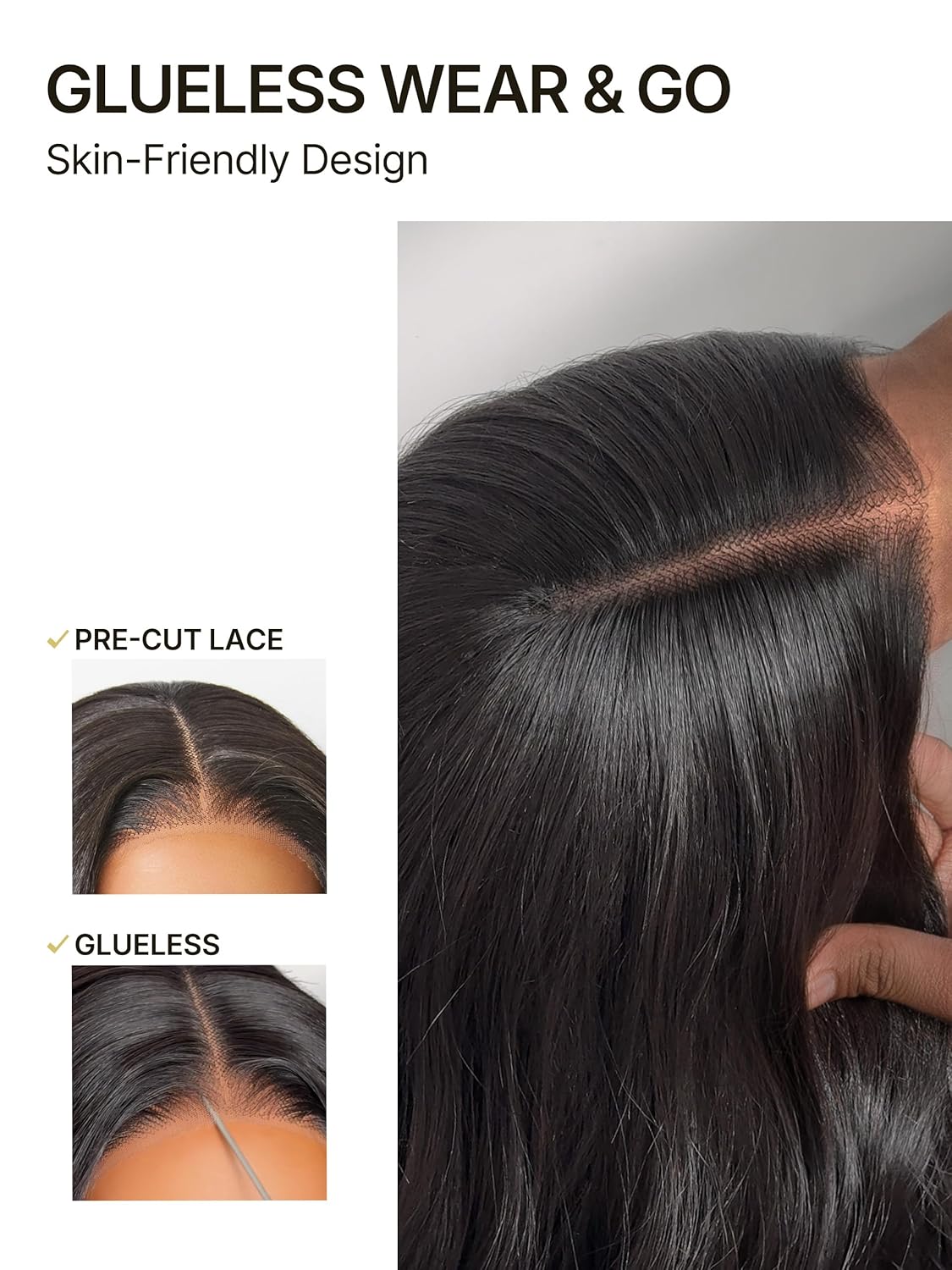 Veralux™ Blend Human Hair Wig - Loose Body Wave, Curly Style | 12 Inch Highlight Brown Lace Front for Black Women