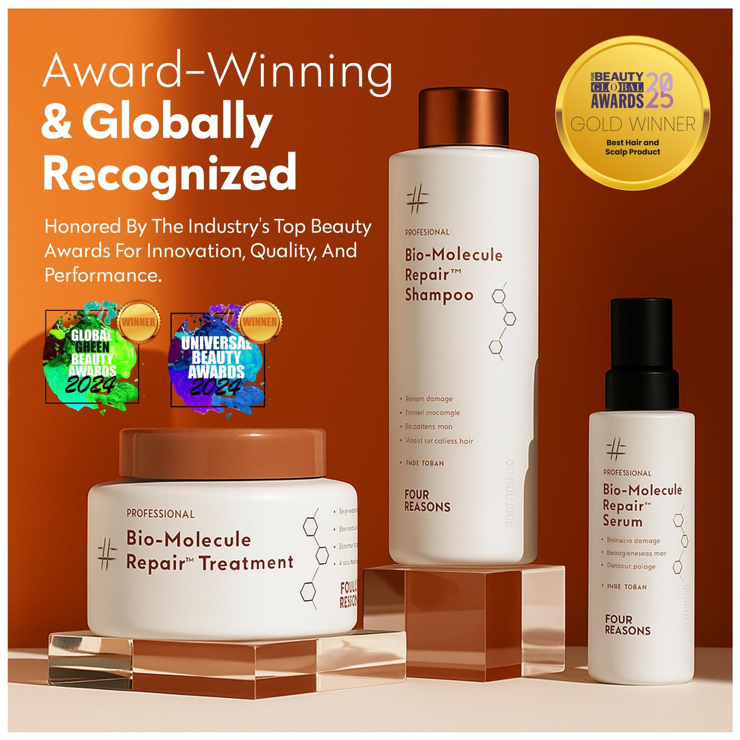 FOUR REASONS Bio-Molecule Repair Hair Mask for Damaged Hair