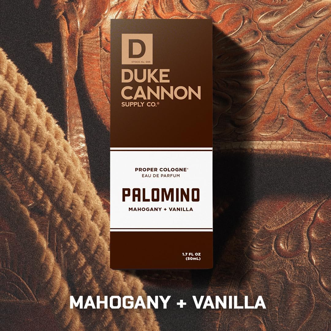 Duke Cannon Supply Co. Proper Cologne Sampler Discovery Set - (3 Pack) 0.3 fl oz - Eau de Parfum Cologne for Men - Sawtooth, Seawolf + Palomino Scents - Classic, Masculine Fragrances