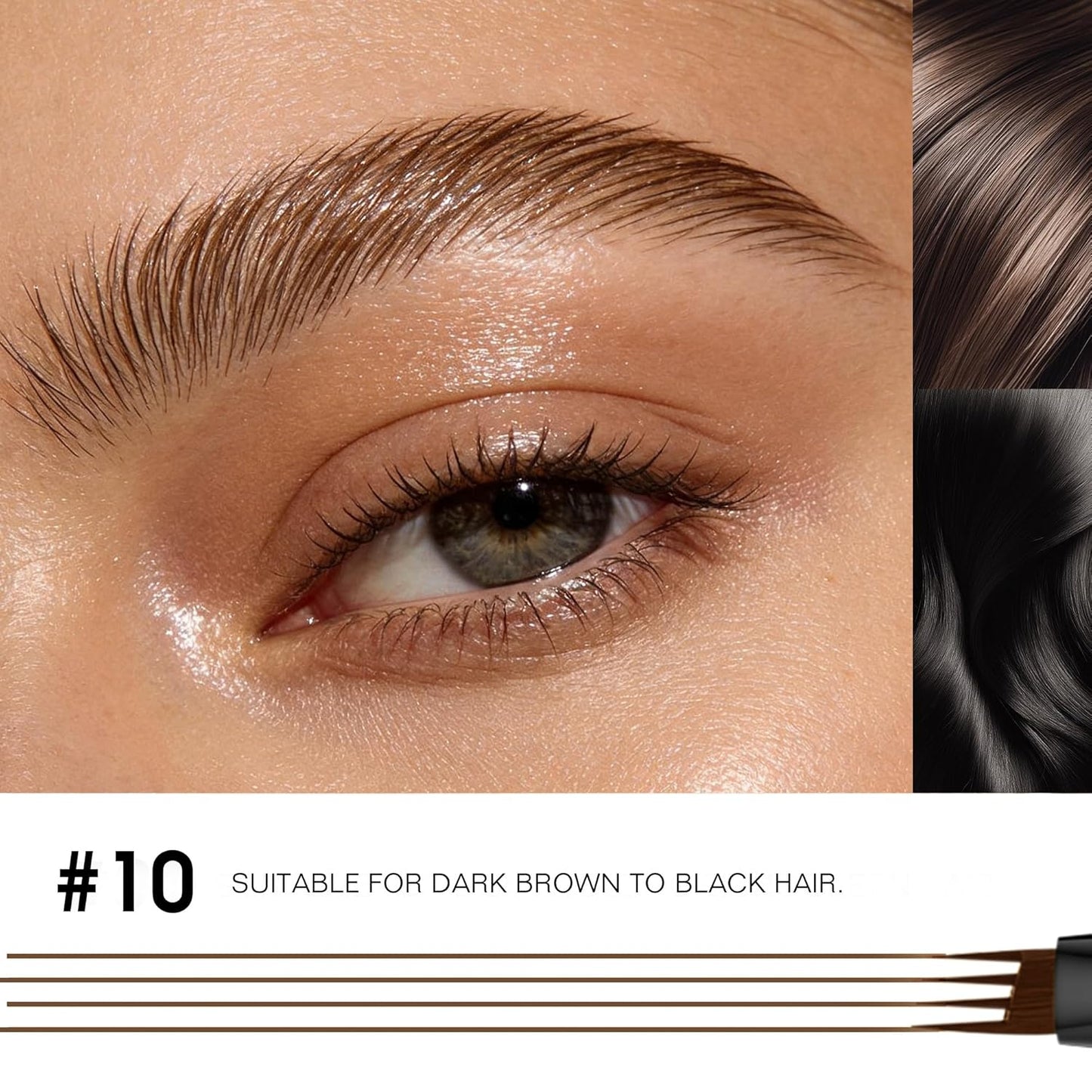 Eyebrow Pencil - Waterproof Microblading Pens for Precise, Natural-Looking Brows | 2 Pcs Dark Blonde