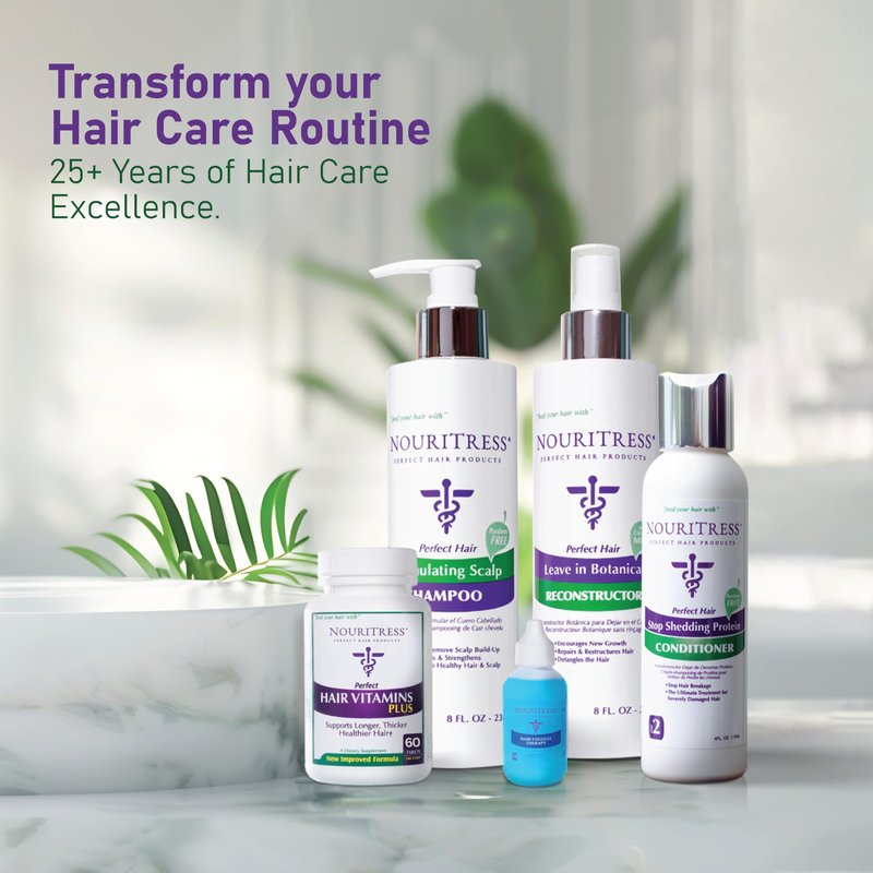NouriTress Hair Follicle Therapy Serum - Advanced Scalp Treatment with Rosemary & Castor Oil, Clinically Proven to Strengthen, Soothe Scalp & Reduce Thinning for Fuller-Looking Hair - 2 Fl Oz