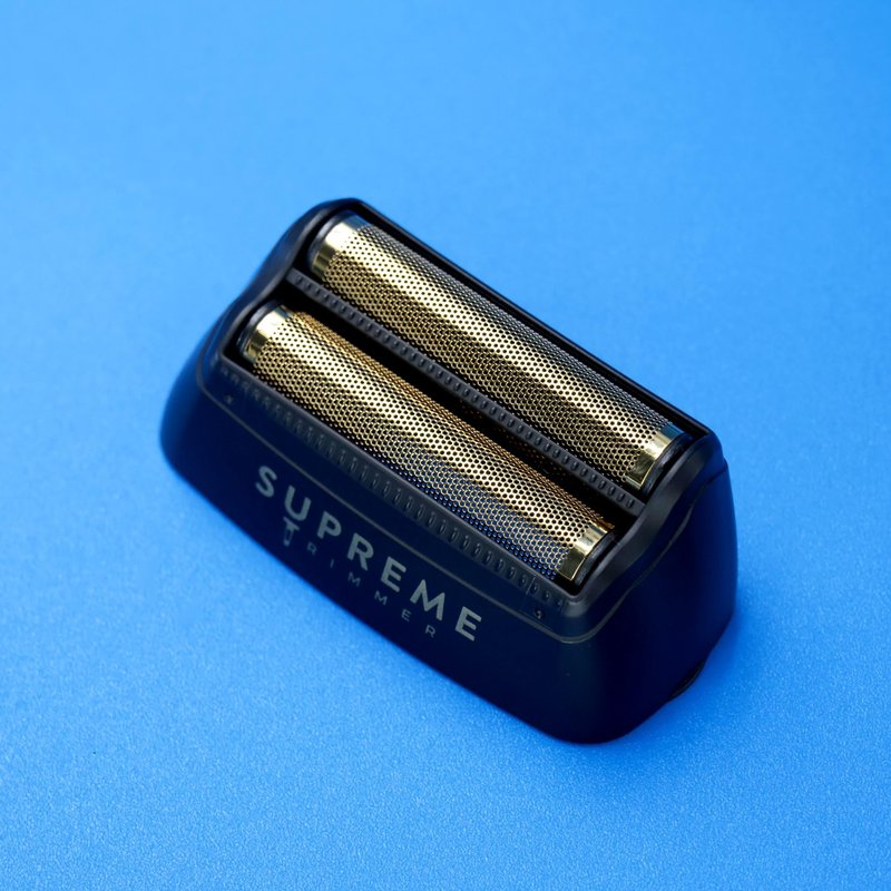Supreme Trimmer Replacement Hypoallergenic Foil SB62 | Shell for Crunch STF602 | Black w/Silver Foil