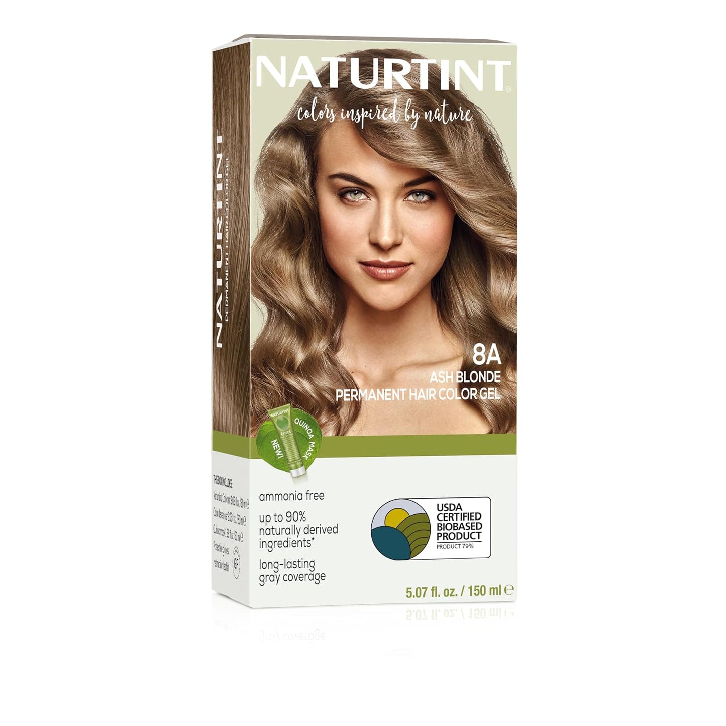 Naturtint 7N Hazelnut Blonde Permanent Hair Color | Ammonia-Free, Vegan, 100% Gray Coverage, Long-Lasting Results