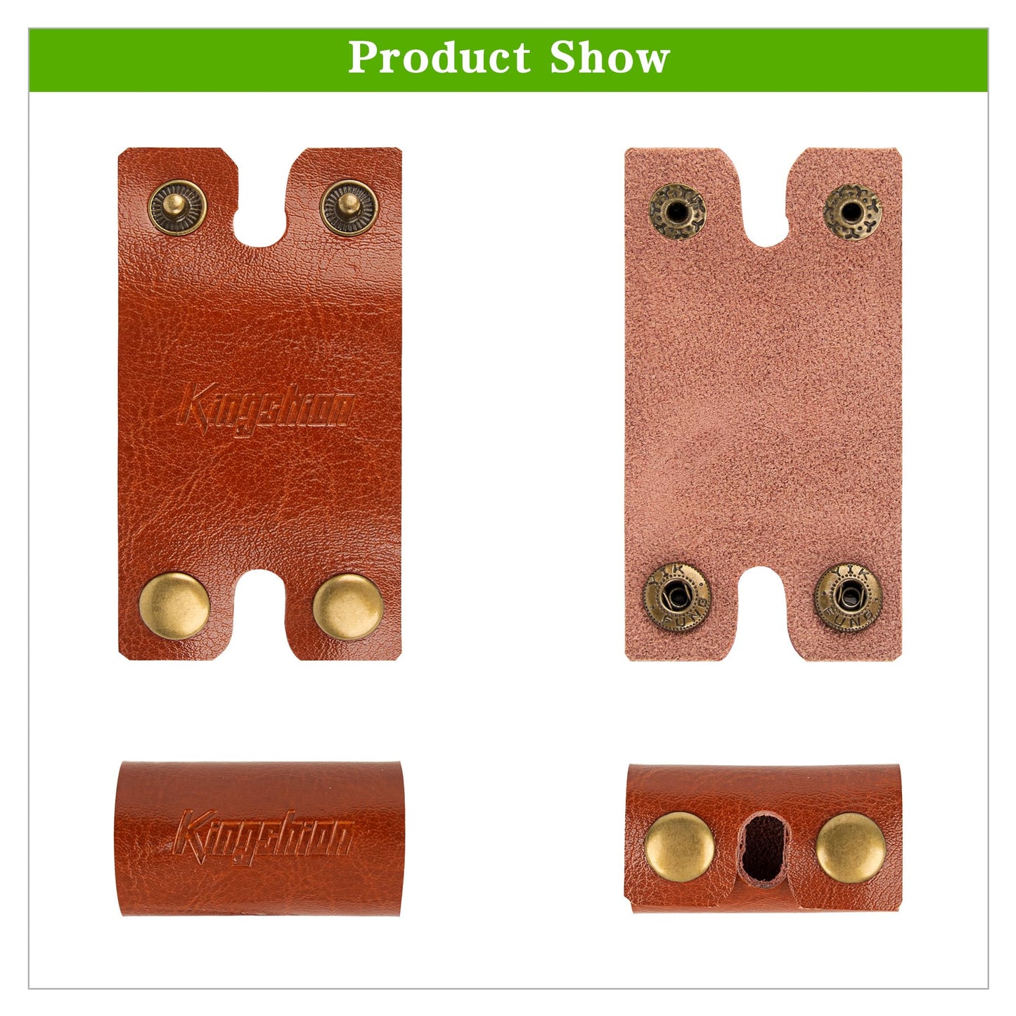 2 Pack Genuine Leather Safety Razor Protective Cover, Double Edge Razor Head Protecting Sheath, Blade Guard Shaving Travel Cover