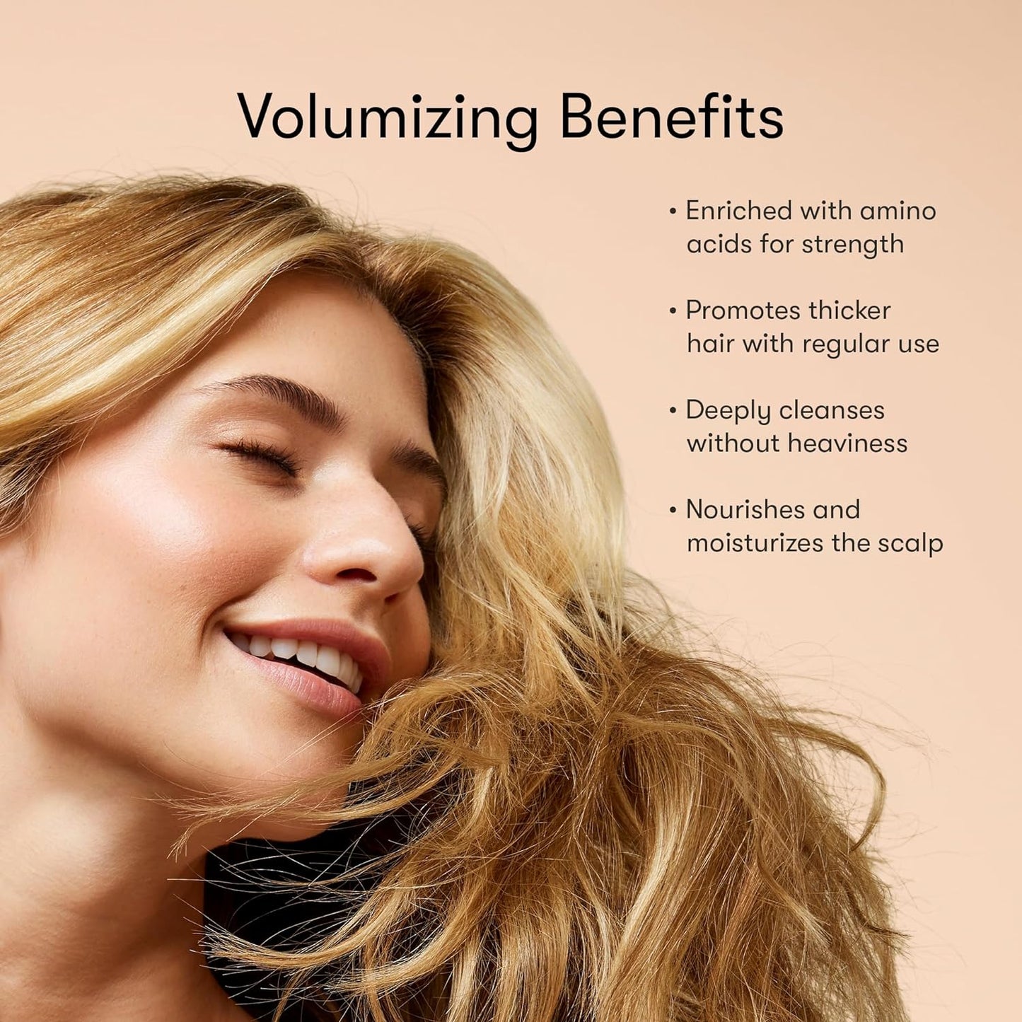 Volumizing Shampoo & Conditioner Set - Sulfate-Free, Adds Moisture & Shine | 13 Fl Oz Each (2-Pack)
