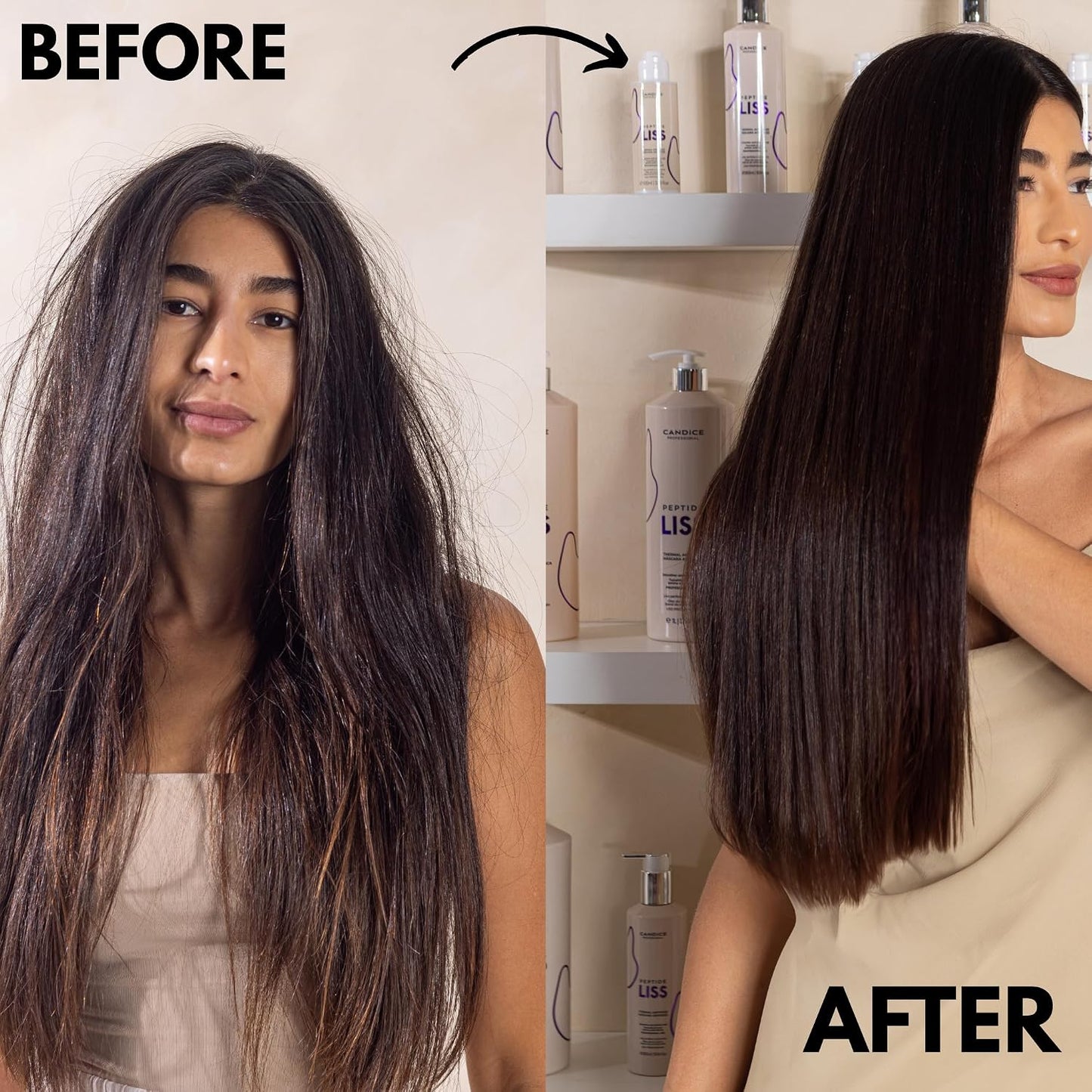 Professional Hair Straightener - Titanium Black Plates, LCD Display, 500°F, Anti-Frizz, Dual Voltage
