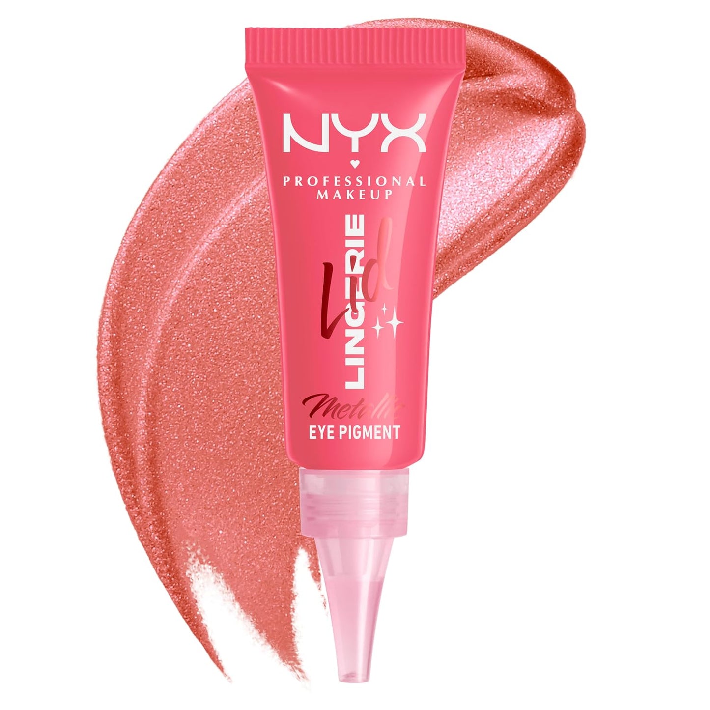NYX Professional Makeup Lingerie Cream Eye Pigment - Long-Lasting Eyeshadow in Beige Appeal | 0.2 fl oz