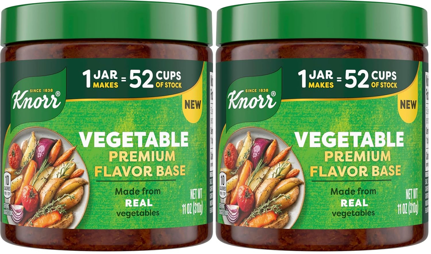 Knorr Premium Vegetable Flavor Base - Versatile Cooking Ingredient | 11 Oz