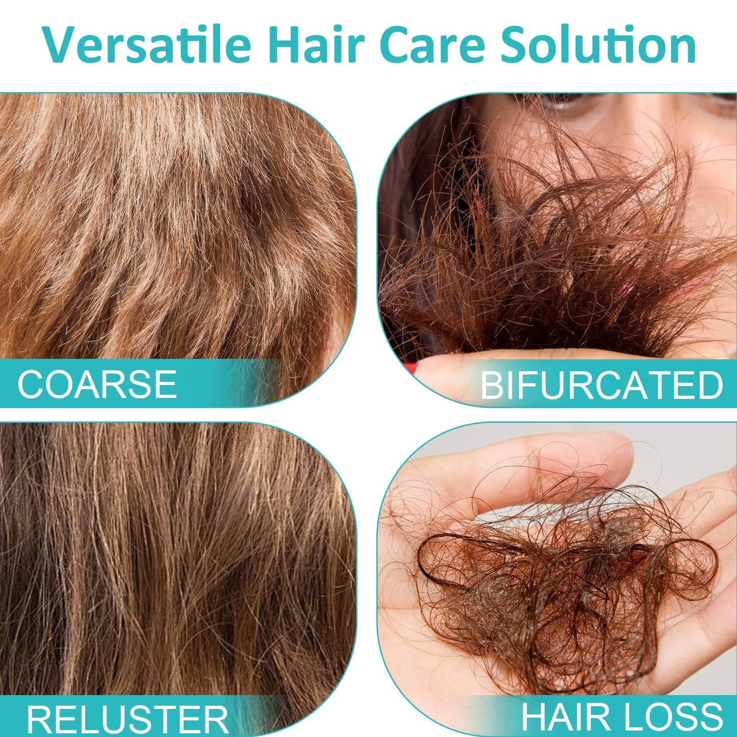 Bosdoer Moroccan Hair Oil-10% Pure Argan Oil for Dry Damaged Hair