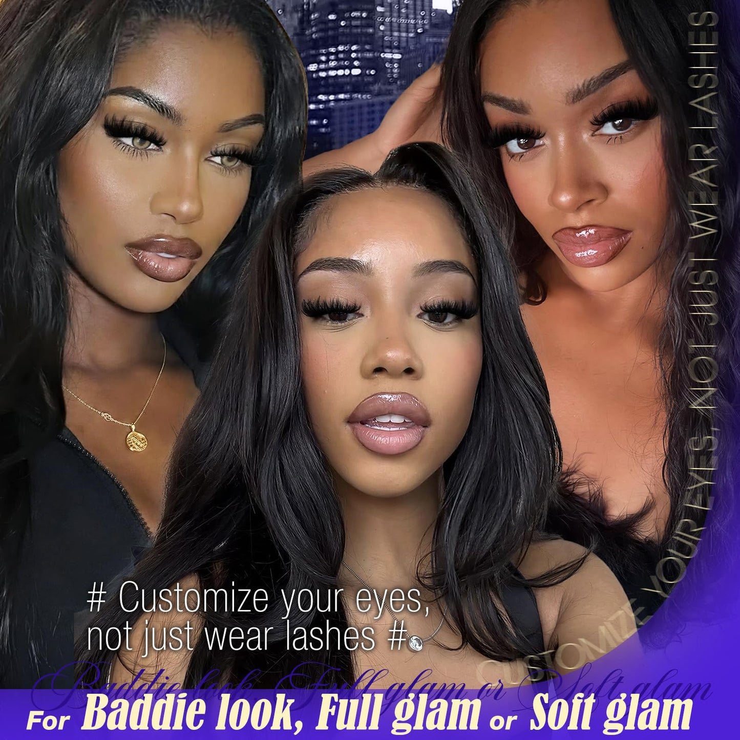 Fluffy Lash Clusters Kit 150D+200D+300D Thick Volume Cluster Eyelash Extensions 12-25mm Dramatic Long Eyelash Clusters Kit Wispy D Curl Cluster Lashes with Bond and Seal Lash Tweezers by Yawamica