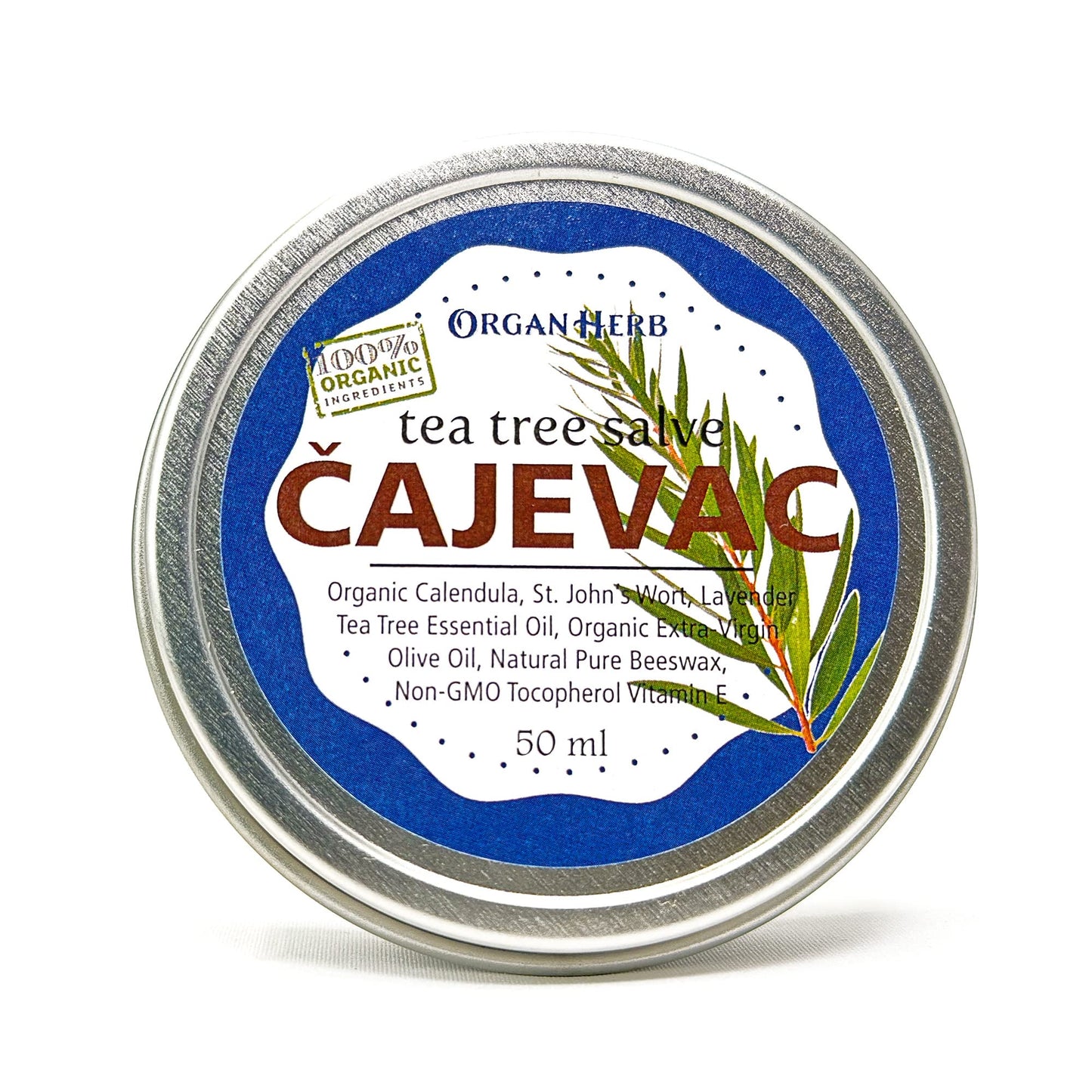 OrganHerb Organic Tea Tree Salve (?ajevac) 2 oz