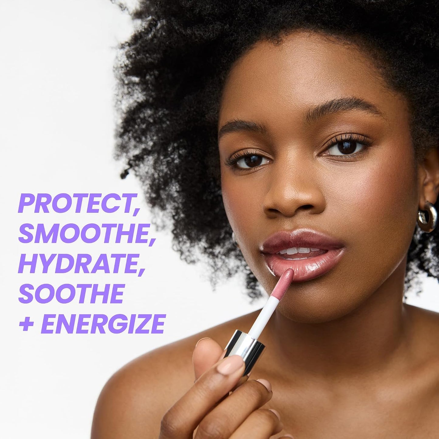 Wonderskin Tinted Lip Oil Rehab Serum - Hydrating, Non-Sticky Deep Red Tint for Dry Lips | 0.5 oz