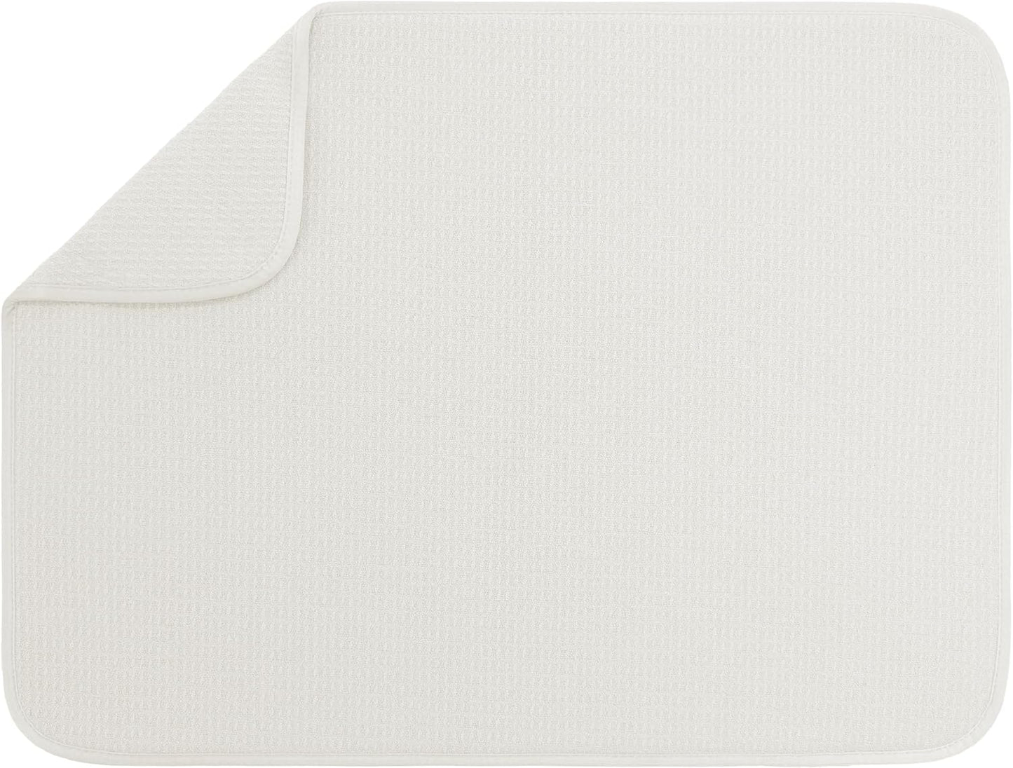 Dish Drying Mat XL - Absorbent Microfiber Kitchen Counter Pad | 18” x 24” | Charcoal