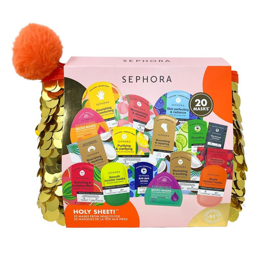 20-Piece Holy Sheet Mask Set | Hydrating & Revitalizing Skincare