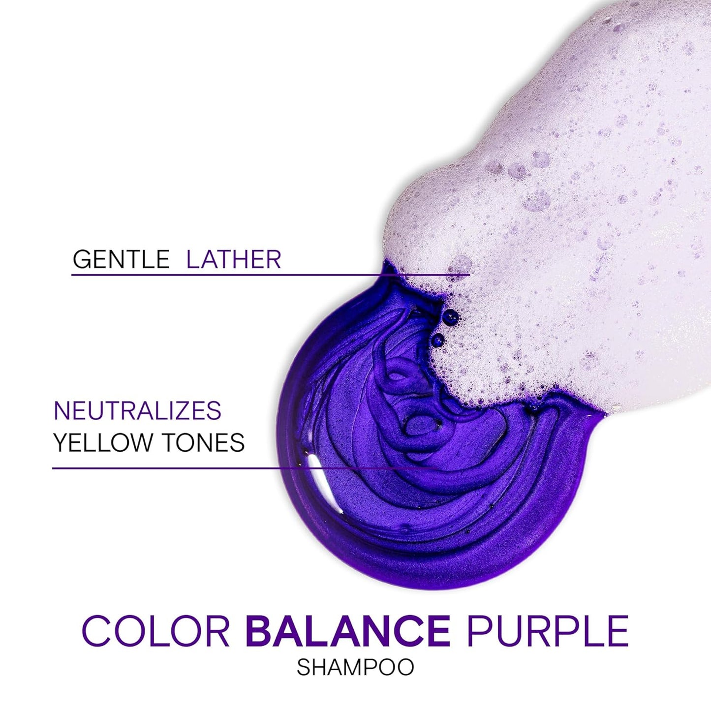 Joico Color Balance Purple Shampoo - Eliminate Brassy Tones & Boost Shine | For Cool Blonde & Gray Hair | UV Protection with Rosehip Oil & Green Tea Extract