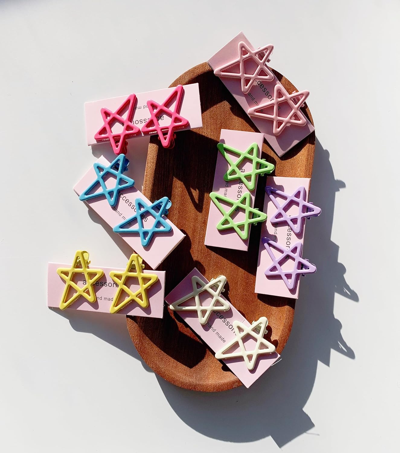 Cute Metal Star Hair Clips - 14 PCS No-Slip Barrettes for Thick & Thin Hair | Perfect for Women & Girls