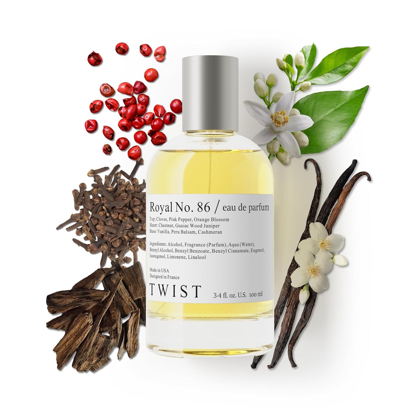 Eau De Parfum Inspired by Burberry Her - Long-Lasting Strawberry & Vanilla Fragrance Spray | 100 ml | Vegan & Clean Ingredients