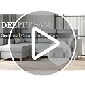 DEEPDREAM Sectional Couch Connectors Clips - 8 Pcs Metal Sofa Connectors with Screws