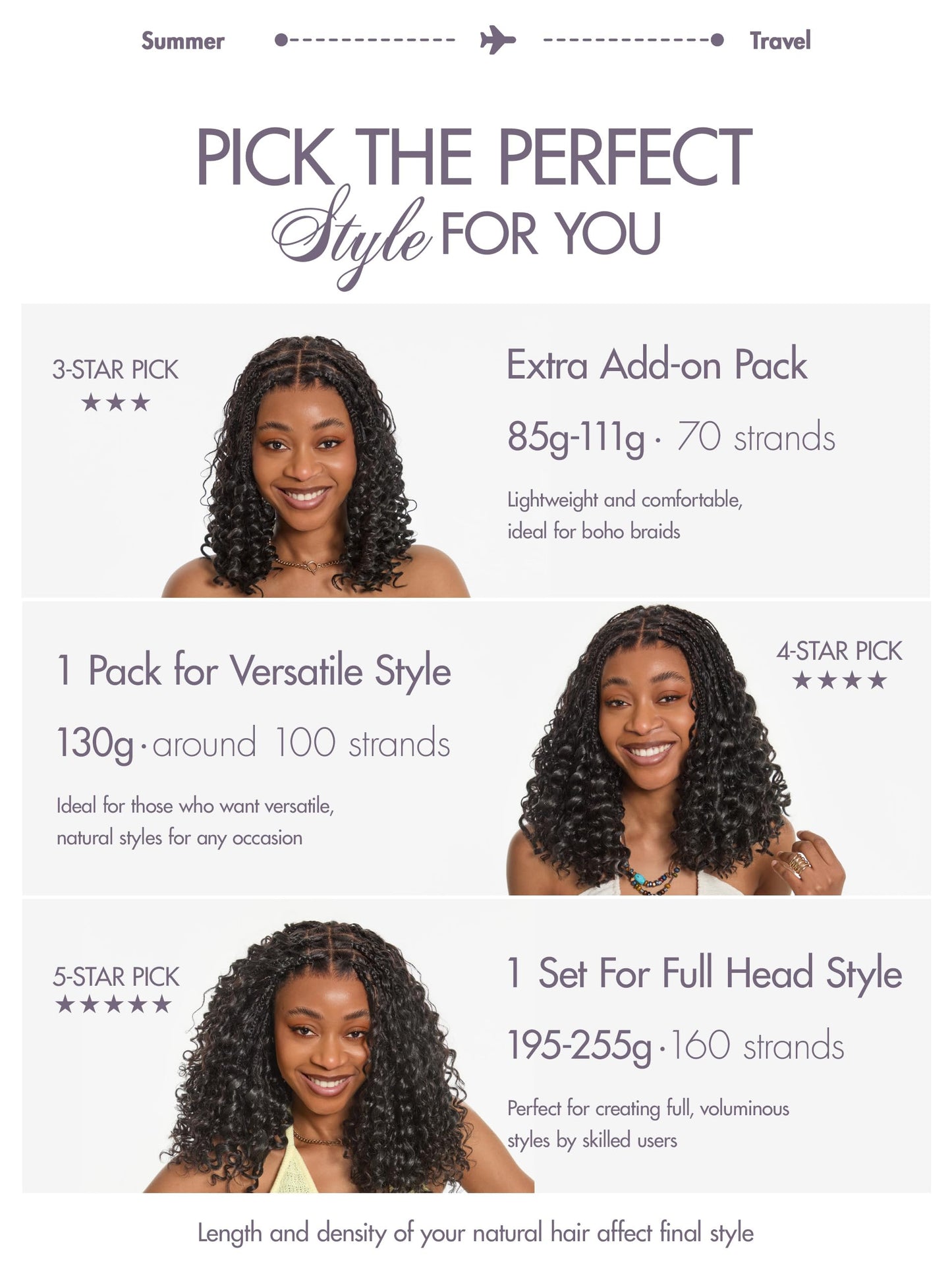 LUVME Deep Wave Miracle Knots Crochet Human Hair, 18 Inch 215g About 200 Strands, Pre-Separated Feather Crochet Hair for Black Women, Natural Black, Full Volume Protective Style