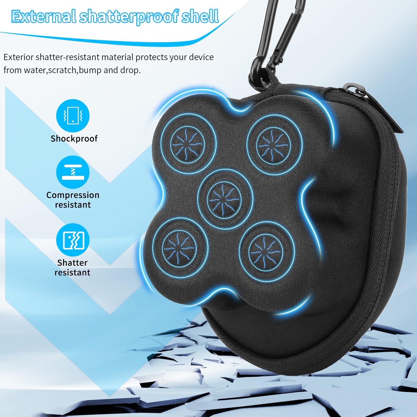 Generic EVA Protective Case Kit Compatible with Remington Balder Boss XR7120: 2 Cases