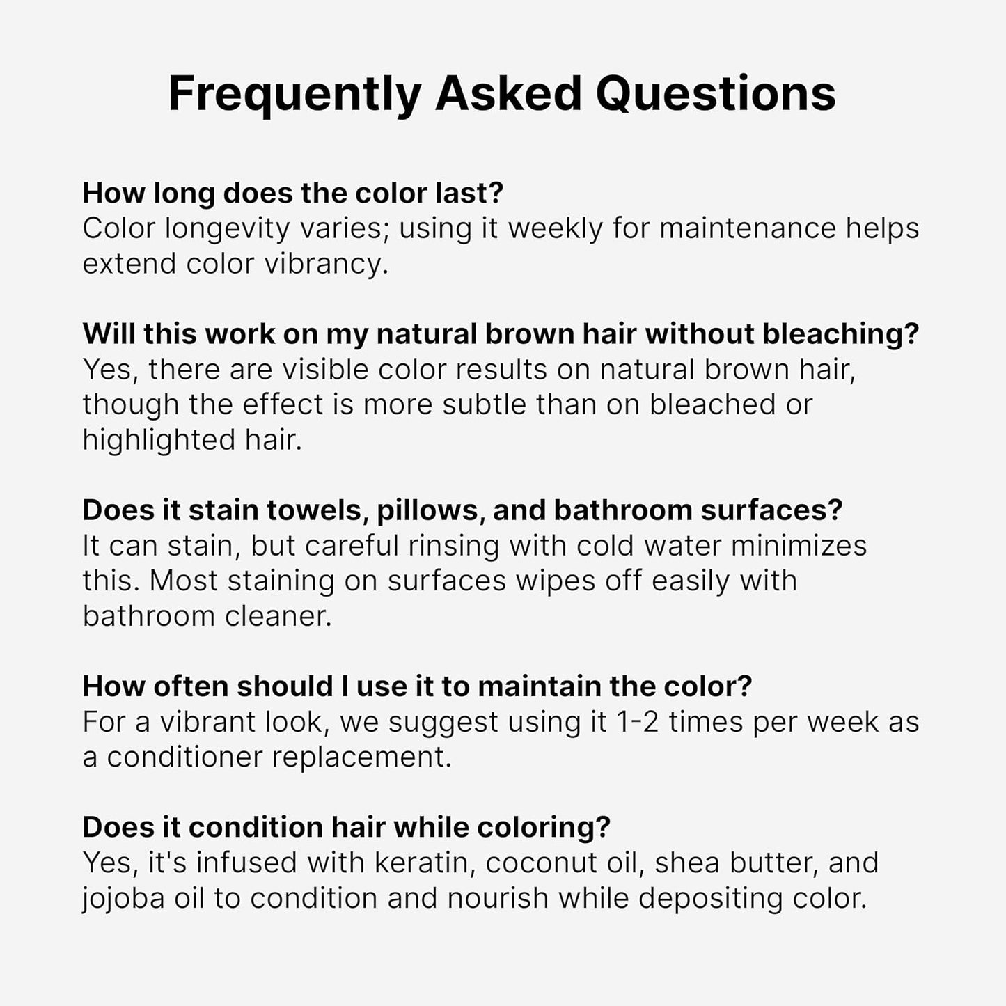Keracolor Color + Clenditioner - 3-in-1 Color-Depositing Conditioner for Brunettes | 12 Fl Oz