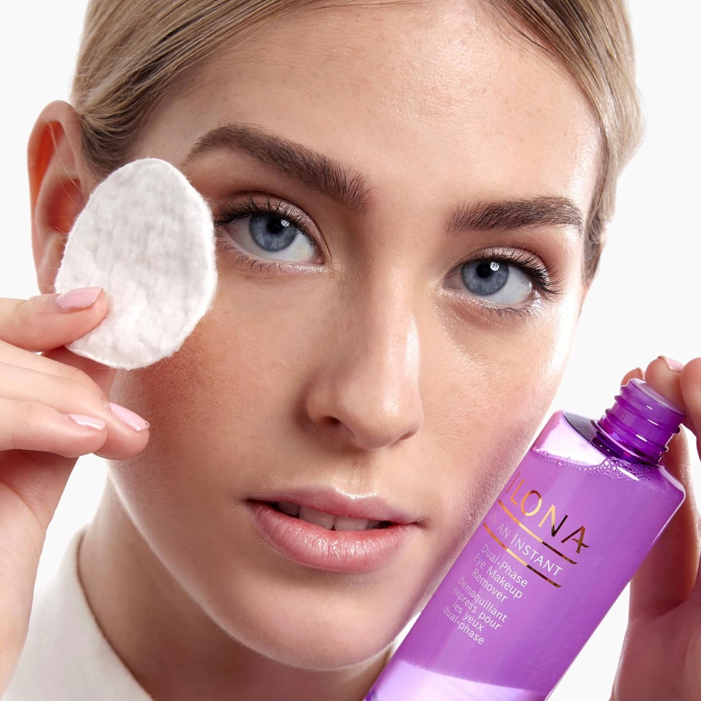 ILONA Eye Makeup Remover - Melts Waterproof Mascara & Liner | Gentle Oil-Free Formula for Sensitive Eyes | 4.0 oz
