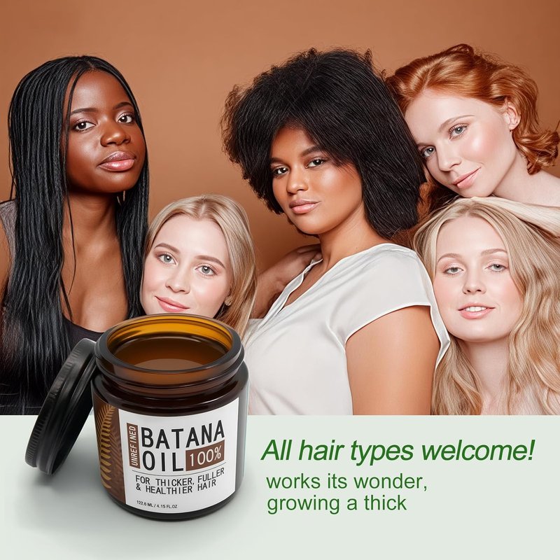 Raw Batana Oil for Hair Growth - Natural Hair Care with Pleasant Scent & Smooth Texture | Pumpkin Seed Oil Blend