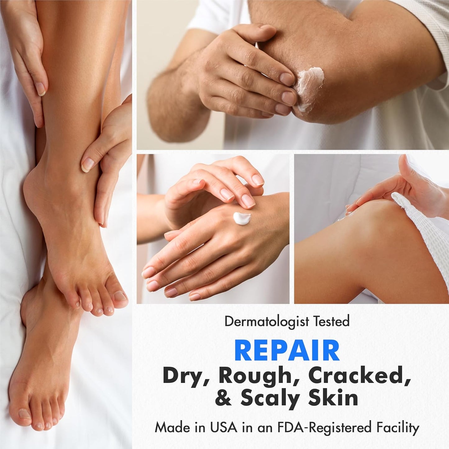 Professional Callus Remover Set - Urea Cream 40% & Salicylic Acid 2% | Exfoliating Gel for Feet & Toenails
