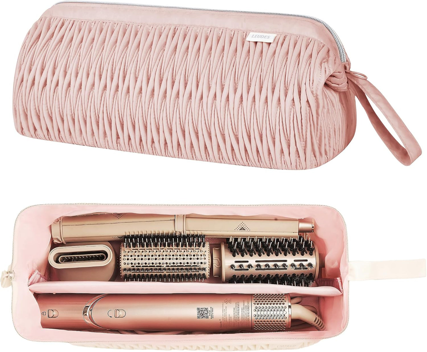 Dyson Airwrap Travel Case - Organizer for Shark Hair Dryer & Airstraight Flex Style | Beige