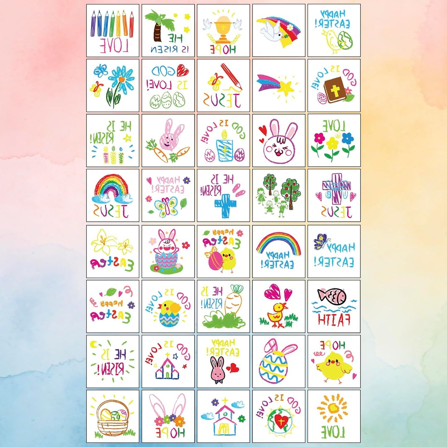 Soccer Temporary Tattoos - Waterproof Cartoon Face Stickers | 6 Fun Styles for Party Makeup