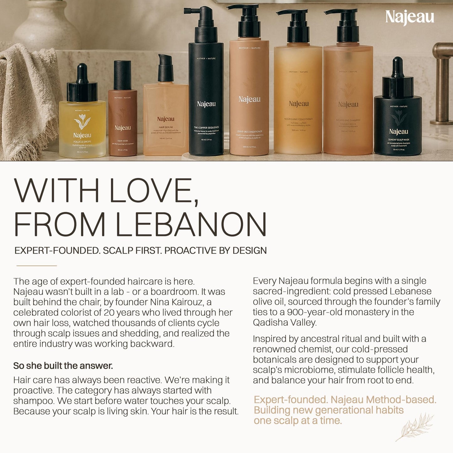 NAJEAU Pre-Shampoo Hair Mask Oil Treatment for All Hair Types with Manuka Honey, Argan, Aloe Vera - Moisturizing, Prevents Breakage & Split Ends, Enhances Shine - Paraben Free, No Synthetic Fragrance