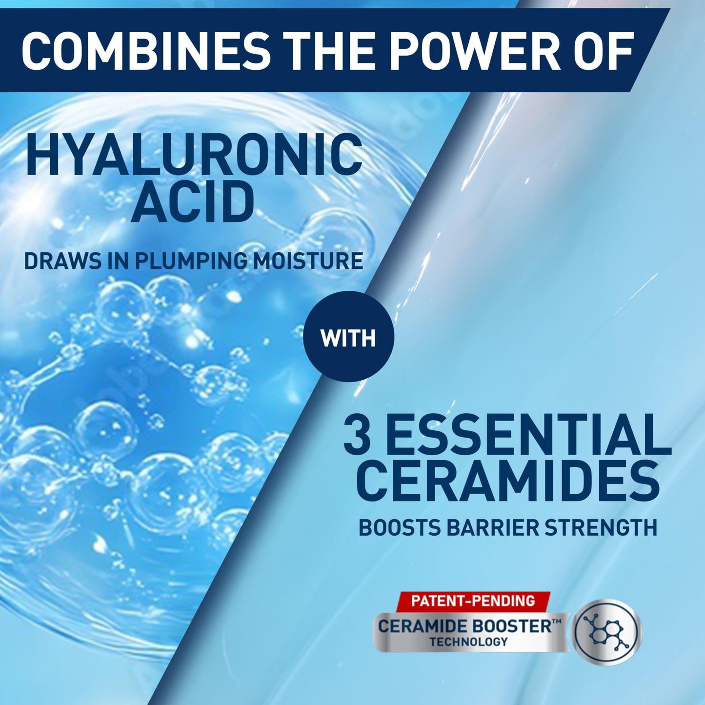 CeraVe Hydrating Hyaluronic Acid Water Gel, Lightweight Facial Moisturizer for Plumping Hydration with Ceramides, Hyaluronic Acid & Niacinamide, Fragrance-Free, Safe for Sensitive Skin 1.7oz