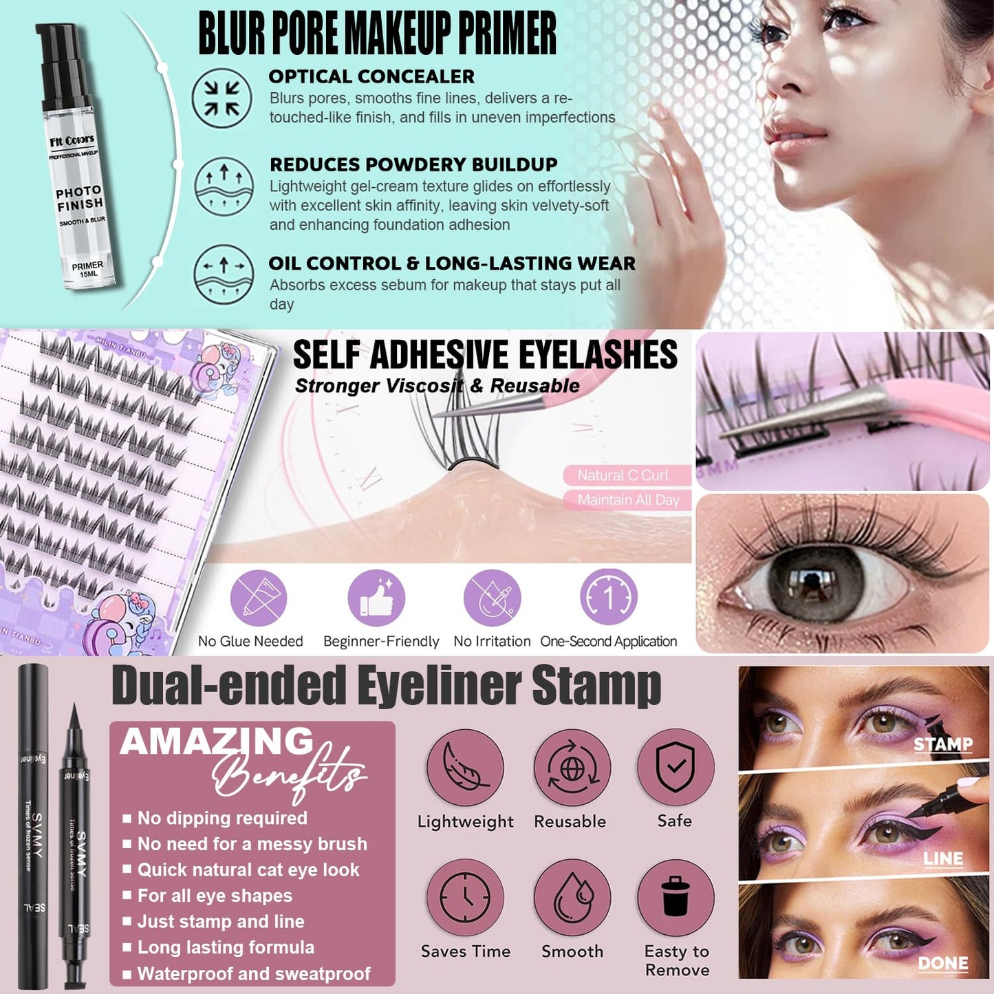 All-in-One Makeup Kit for Women | Complete Gift Set with Eyeshadow, Foundation, Lipstick & Tools - Ideal for Daily Wear & Special Occasions
