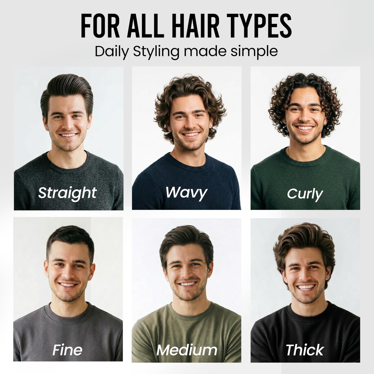 Controlled Chaos 3-in-1 Hair Clay for Men 3 oz – Medium Hold, Matte Finish Styling Mens Hair Clay for Natural Volume, Texture & Everyday Control – Made In USA