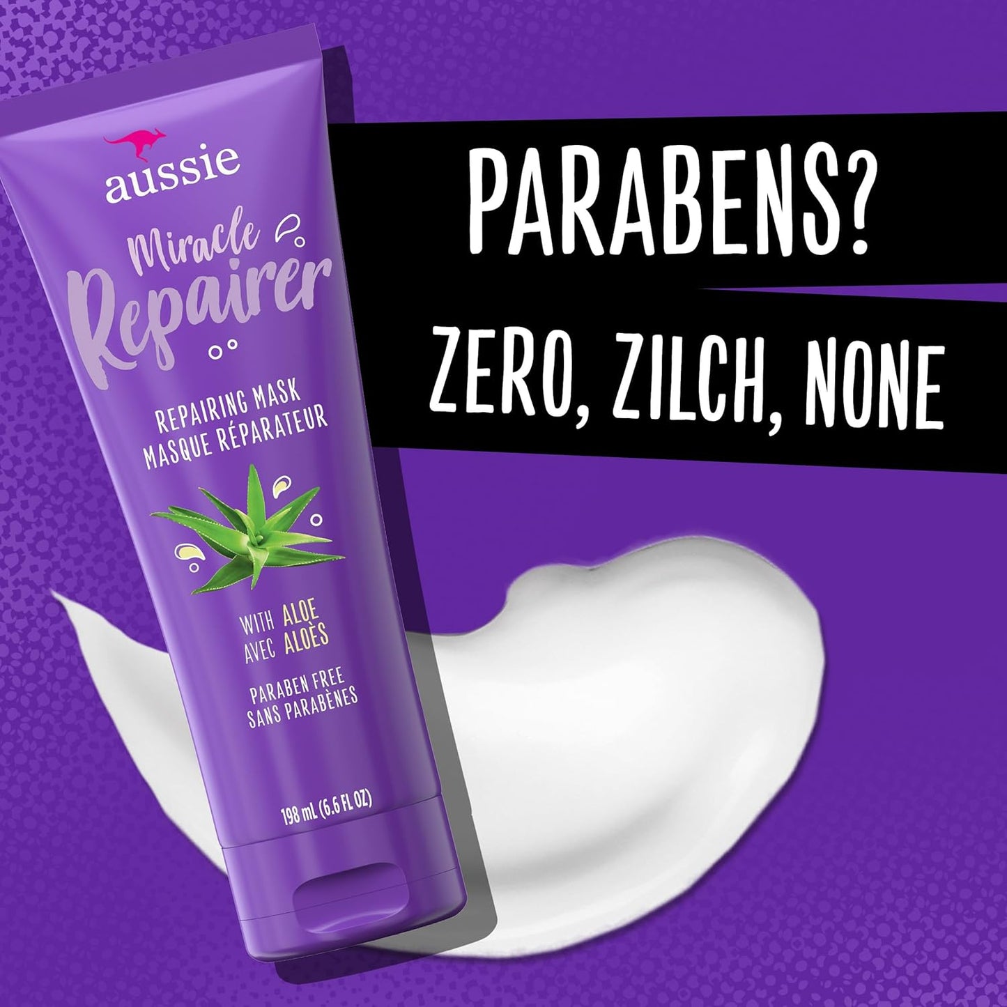 Aussie Miracle Repairer Hair Mask - Deep Conditioning Treatment for Damaged Hair | 8.8 oz
