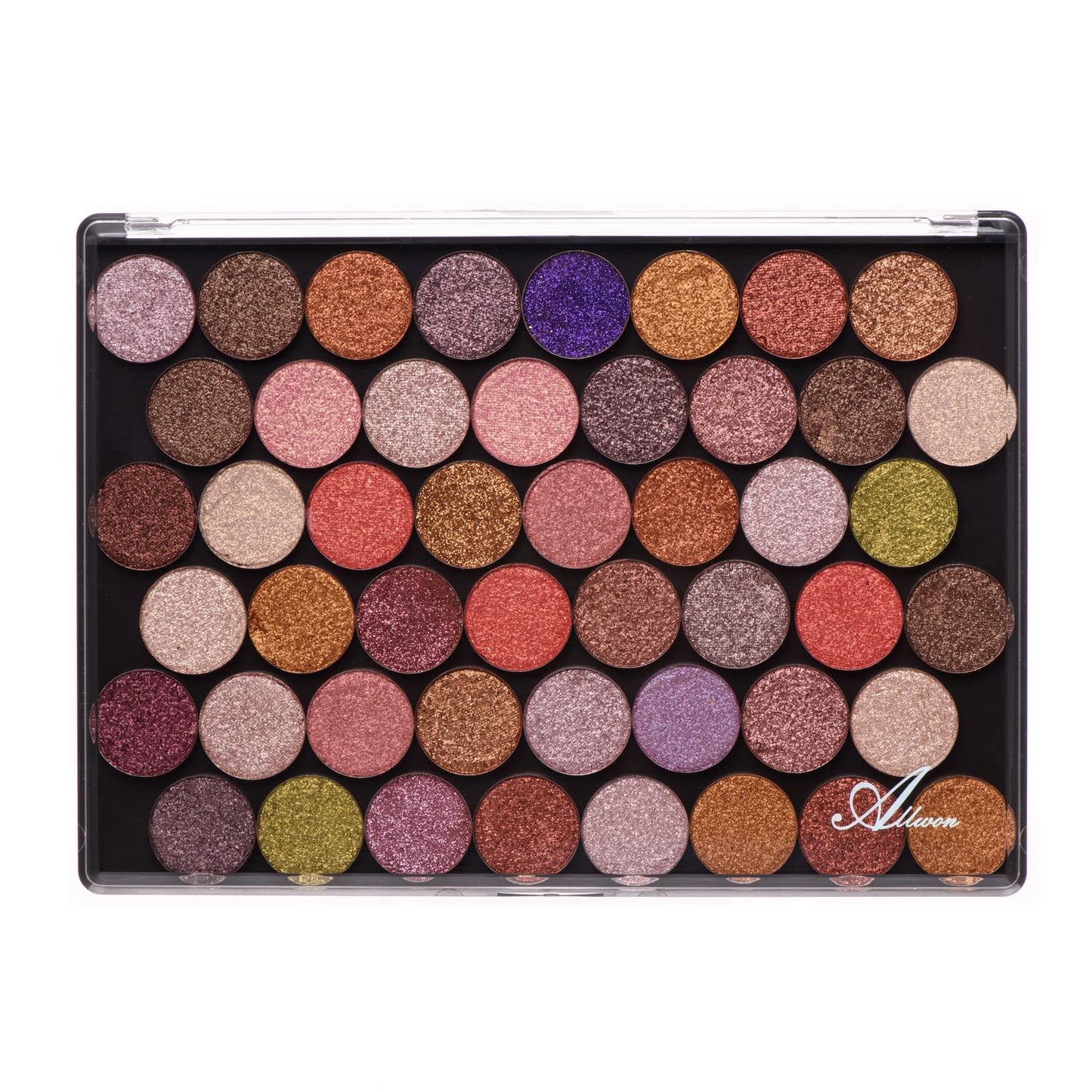 Large Magnetic Makeup Palette - Transparent Plastic for Eyeshadow, Lipstick & Blush | Versatile & Durable