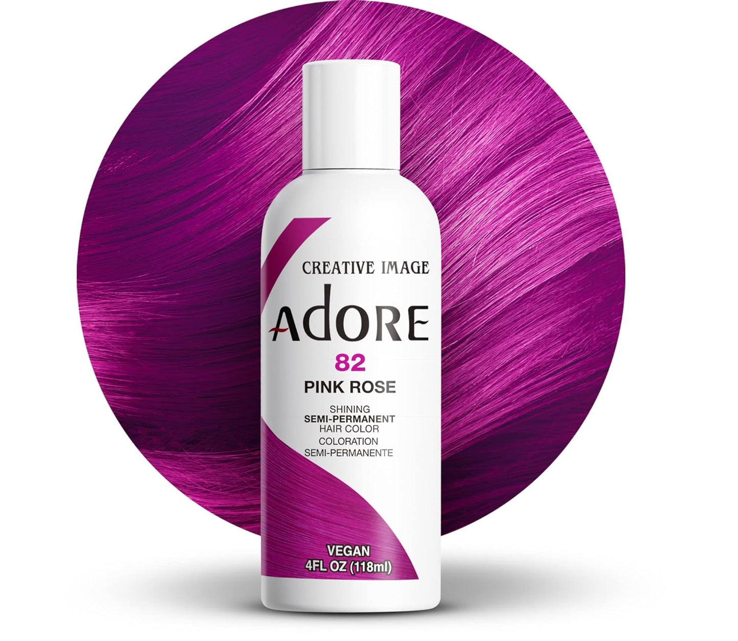 Adore Semi Permanent Hair Color - Mystic Grey | Vegan, Ammonia-Free Hair Dye | 4 Fl Oz