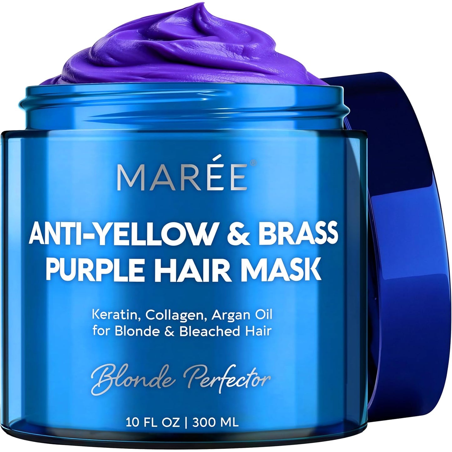 Anti Yellow Purple Hair Mask - Hydrating Deep Conditioner for Damaged, Curly, Blonde & Brassy Hair | Purple Toner