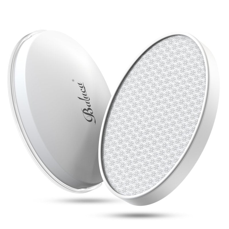 BALUCA Crystal Hair Eraser for Women and Men, Painless Glass Crystal Hair Removal Tool for Legs, Arms, Back, Reusable Exfoliating Hair Remover with Gentle Skin Smoothing, White