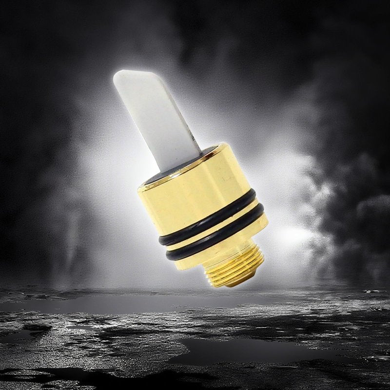 Taomoiup Ceramic Hot Knife Tip are Heating Multi-Tool for Slicing Wax or Viscous oil etc (Gold)
